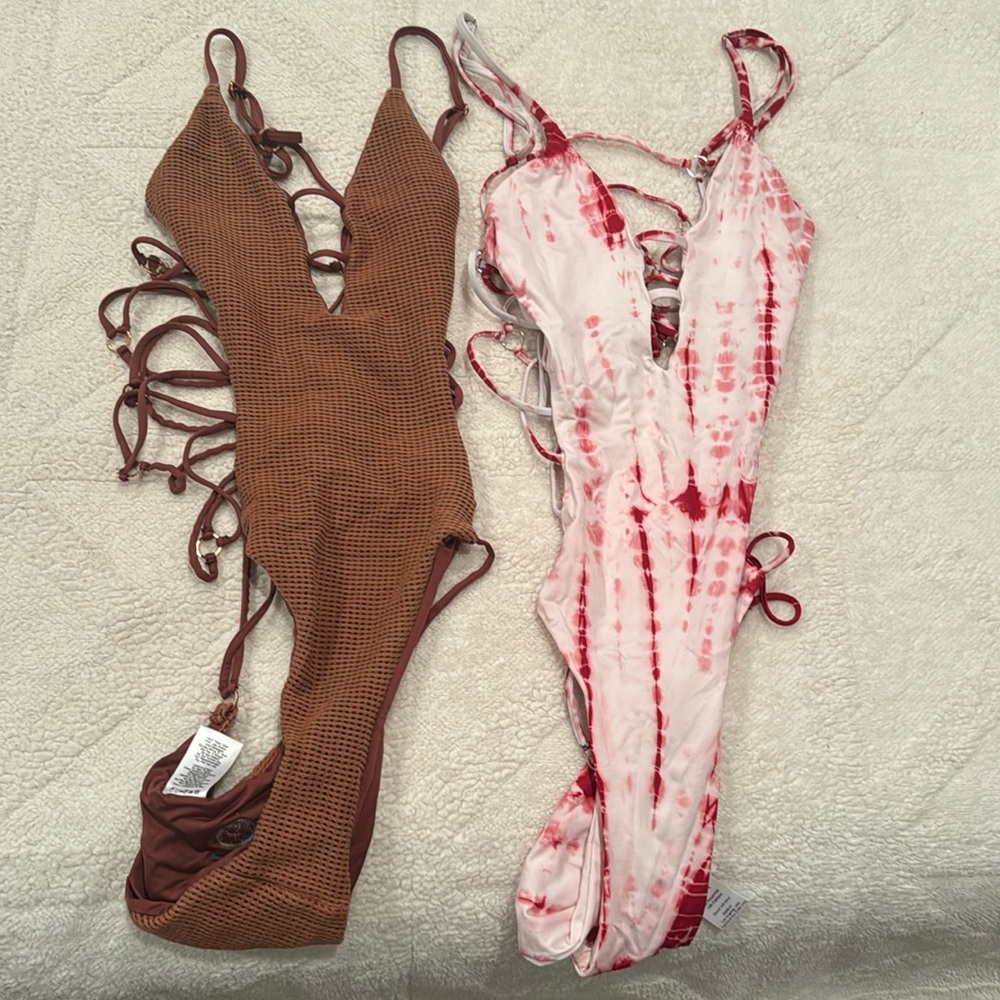 2 blue life sexy one piece swim